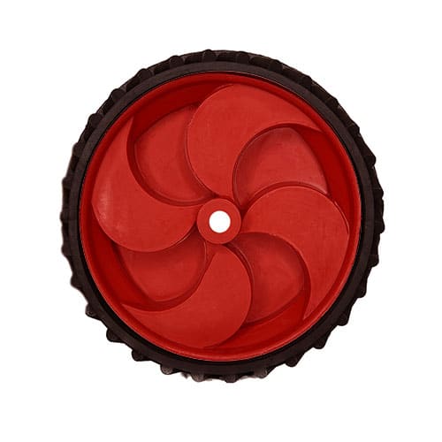چرخ کالسکه بدون پایه قرمز