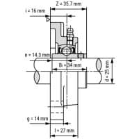 یاتاقان 205 UCF دو پیچ ASAHI آساهی ژاپن