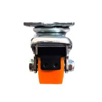 چرخ گاوصندق پلی یورتان گردان ترمزدار